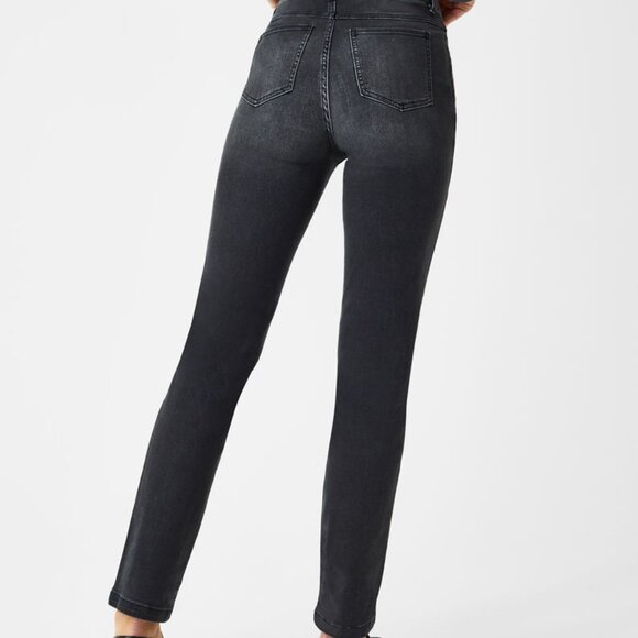 SPANX tall straight leg jeans in vintage black (L tall) - Picture 2 of 6